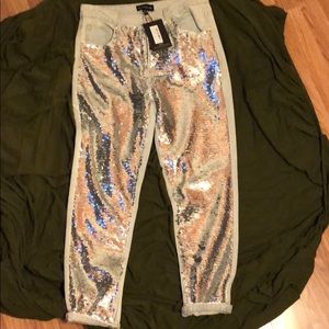 Sequin Jeans